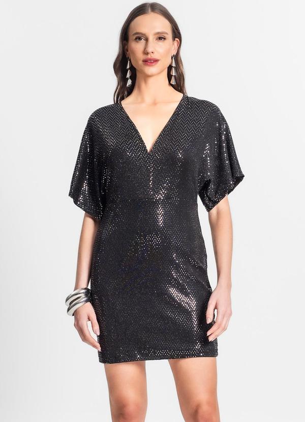 Endless - Vestido Feminino em Lantejoulas Preto