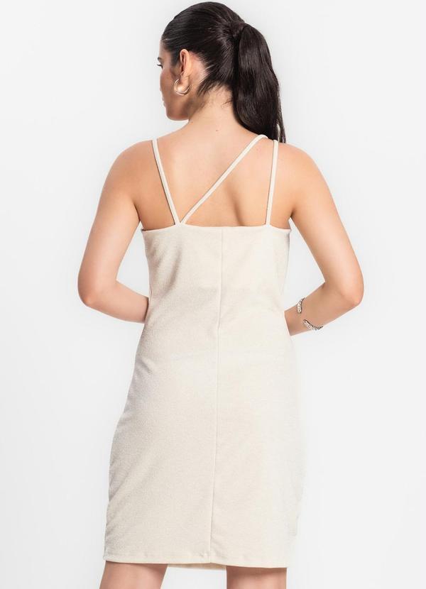 Endless - Vestido Feminino em Lurex Bege 2