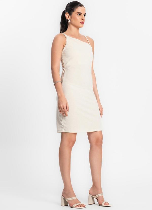 Endless - Vestido Feminino em Lurex Bege 3