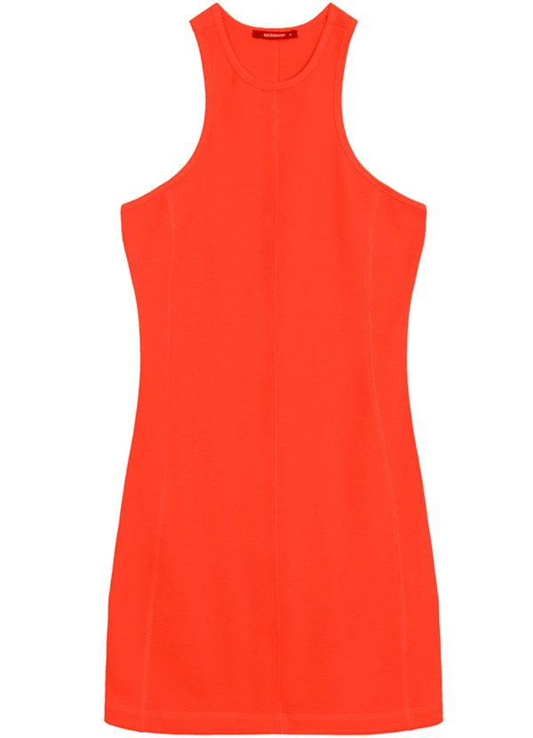 Essendi - Vestido Feminino em Malha Laranja 4