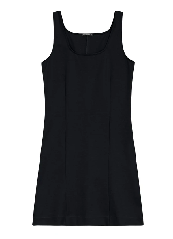 Essendi - Vestido Feminino em Malha Preto