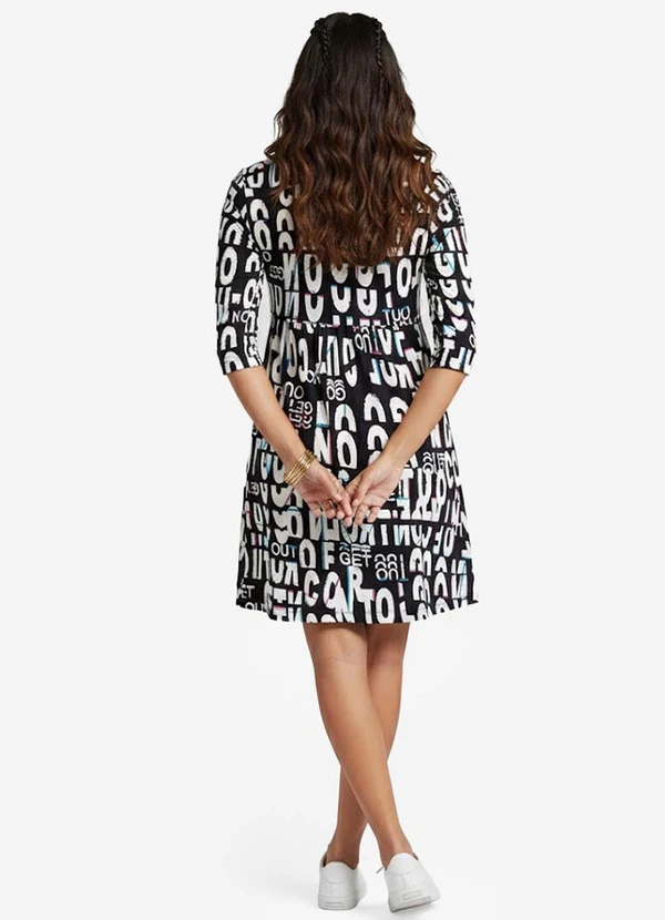 Infinita Cor - Vestido Feminino em Molecotton Branco 2