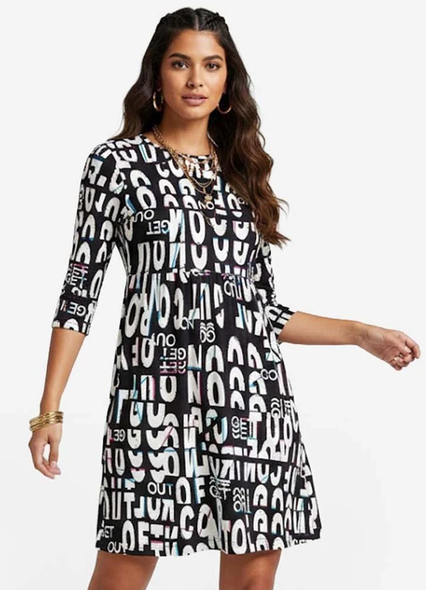 Infinita Cor - Vestido Feminino em Molecotton Branco 3