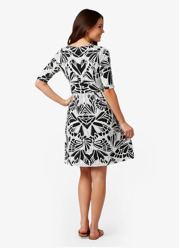 Infinita Cor - Vestido Feminino em Molecotton Preto 2