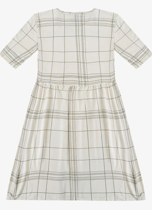Infinita Cor - Vestido Feminino em Molecotton Verde - INFINITA COR