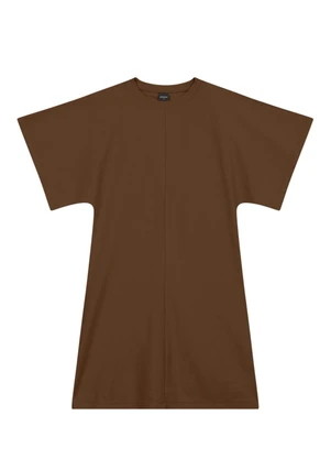 Essendi - Vestido Feminino em Moletinho Marrom - ESSENDI