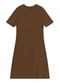 Essendi - Vestido Feminino em Ribana Marrom - variação: Marrom
