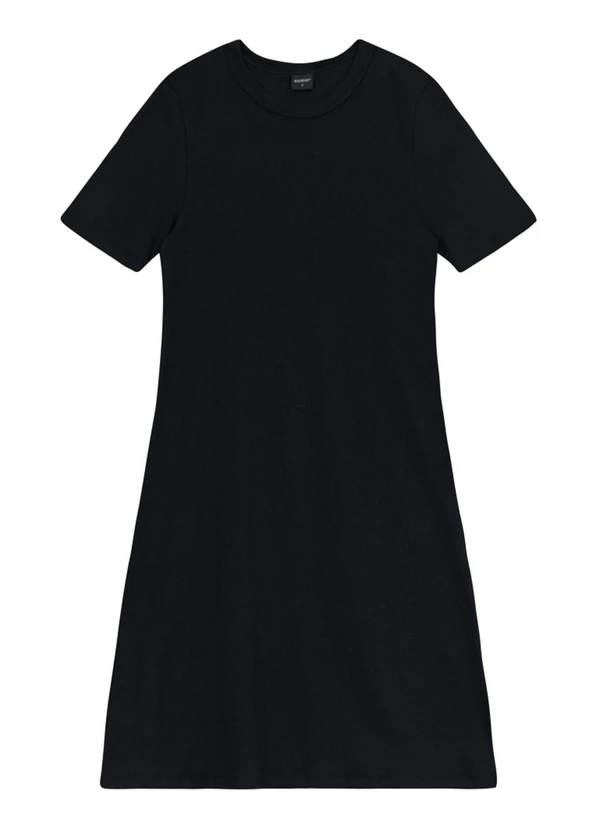 Essendi - Vestido Feminino em Ribana Preto