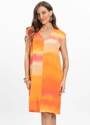 Select - Vestido Feminino em Tecido Amarelo - SELECT