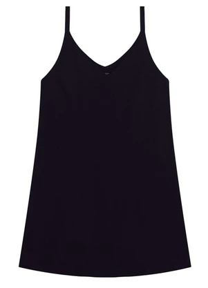 Essendi - Vestido Feminino em Tecido Creponado Preto - ESSENDI