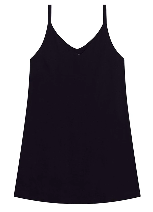 Essendi - Vestido Feminino em Tecido Creponado Preto 2
