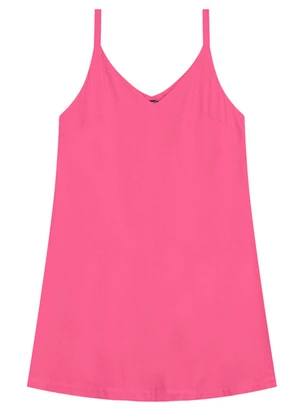Essendi - Vestido Feminino em Tecido Creponado Rosa - ESSENDI
