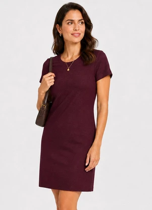 Infinita Cor - Vestido Feminino em Tecido Henera Roxo - INFINITA COR