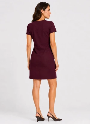 Infinita Cor - Vestido Feminino em Tecido Henera Roxo - INFINITA COR
