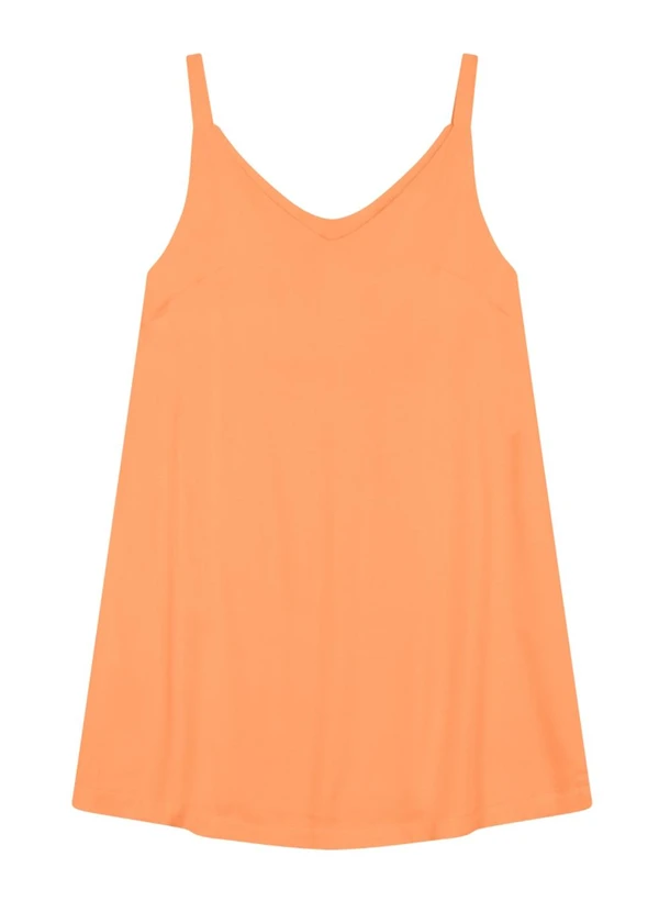 Essendi - Vestido Feminino em Viscose Laranja