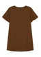 Essendi - Vestido Feminino em Viscose Vermelho - variação: Marrom