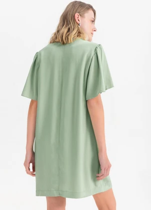 Essendi - Vestido Feminino em Viscose  Verde - ESSENDI