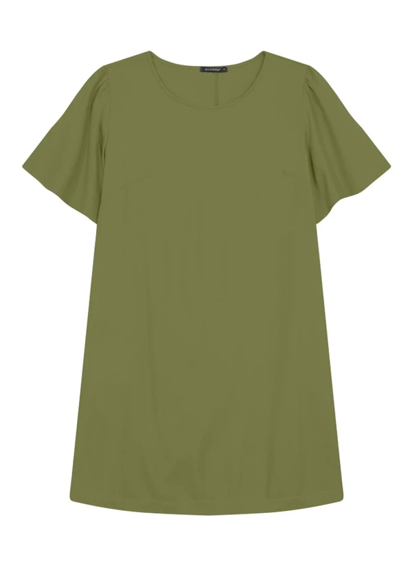 Essendi - Vestido Feminino em Viscose Verde