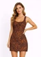 Infinita Cor - Vestido Feminino em Viscotorcion Preto - variação: Marrom
