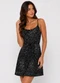 Infinita Cor - Vestido Feminino em Viscotorcion Preto - variação: Preto