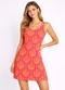 Infinita Cor - Vestido Feminino em Viscotorcion Marrom - variação: Rosa
