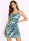 Infinita Cor - Vestido Feminino em Viscotorcion Marrom - variação: Verde
