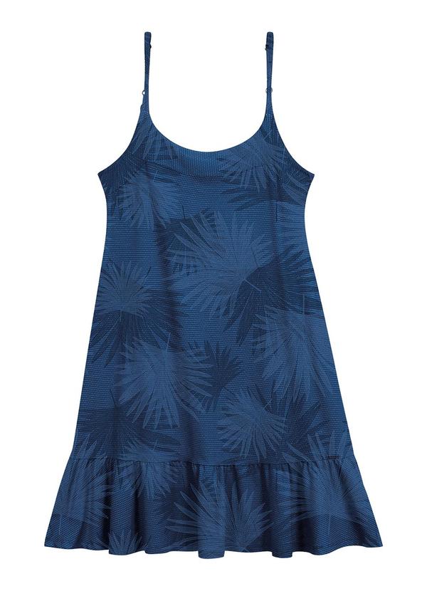 Marialícia - Vestido Feminino Estampado Azul