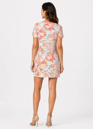 Select - Vestido Feminino Estampado Azul - SELECT