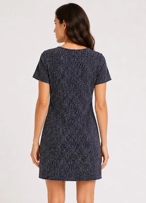 Select - Vestido Feminino Estampado Azul - SELECT