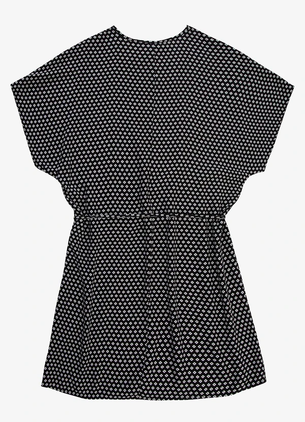 Infinita Cor - Vestido Feminino Estampado Infinita Cor Preto 2