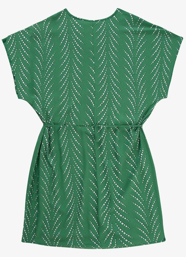 Infinita Cor - Vestido Feminino Estampado Infinita Cor Verde 2