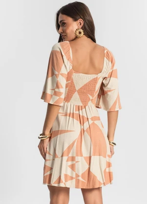 Endless - Vestido Feminino Estampado Marrom - ENDLESS