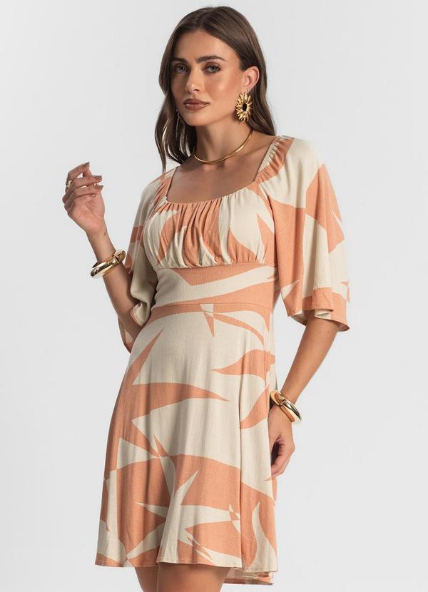 Endless - Vestido Feminino Estampado Marrom