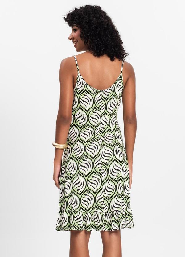 Select - Vestido Feminino Estampado Verde 2