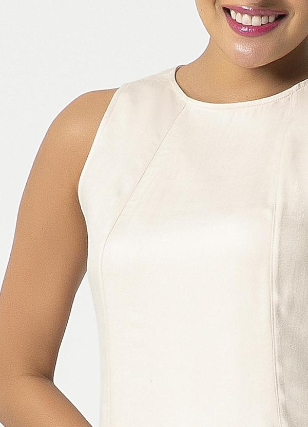 Habana - Vestido Feminino Estiloso Off White 3