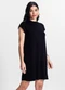 Infinita Cor - Vestido Feminino Gola Alta Preto - variação: Preto