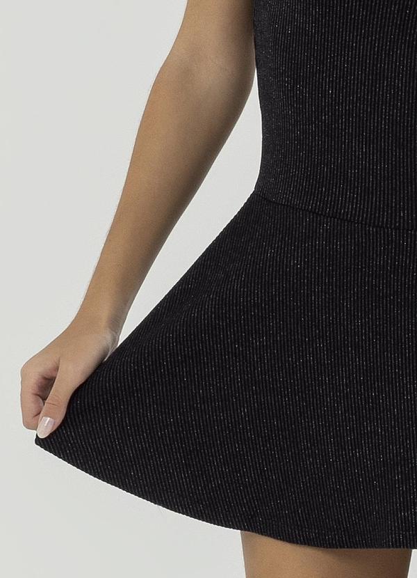 Bjoe - Vestido Feminino Juvenil com Short Preto 3