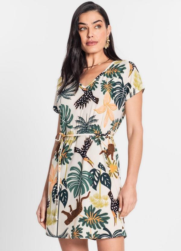 Infinita Cor - Vestido Feminino Liganete Infinita Cor Bege