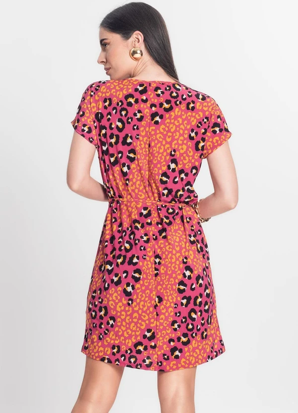 Infinita Cor - Vestido Feminino Liganete Infinita Cor Rosa 2