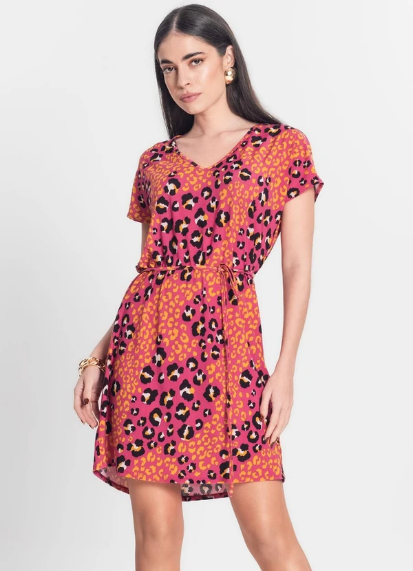 Infinita Cor - Vestido Feminino Liganete Infinita Cor Rosa 4