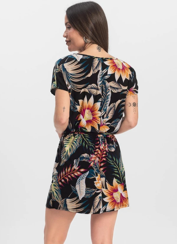 Infinita Cor - Vestido Feminino Liganete Preto 2