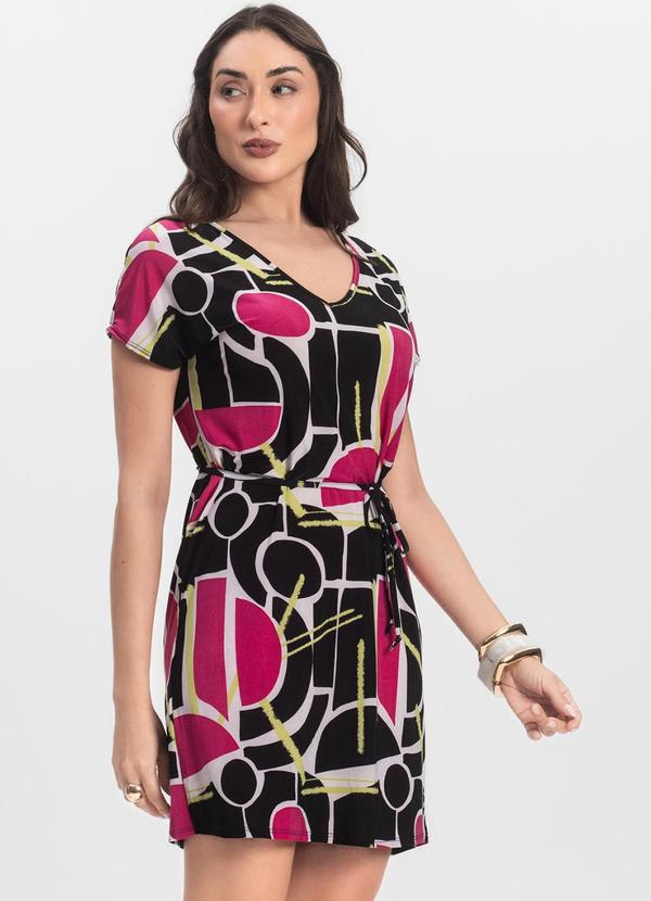 Infinita Cor - Vestido Feminino Liganete Preto