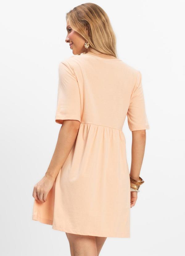 Select - Vestido Feminino Liso Bege 2