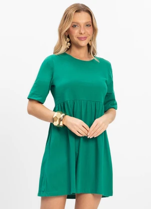 Select - Vestido Feminino Liso Verde - SELECT