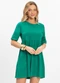 Select - Vestido Feminino Liso Azul - variação: Verde