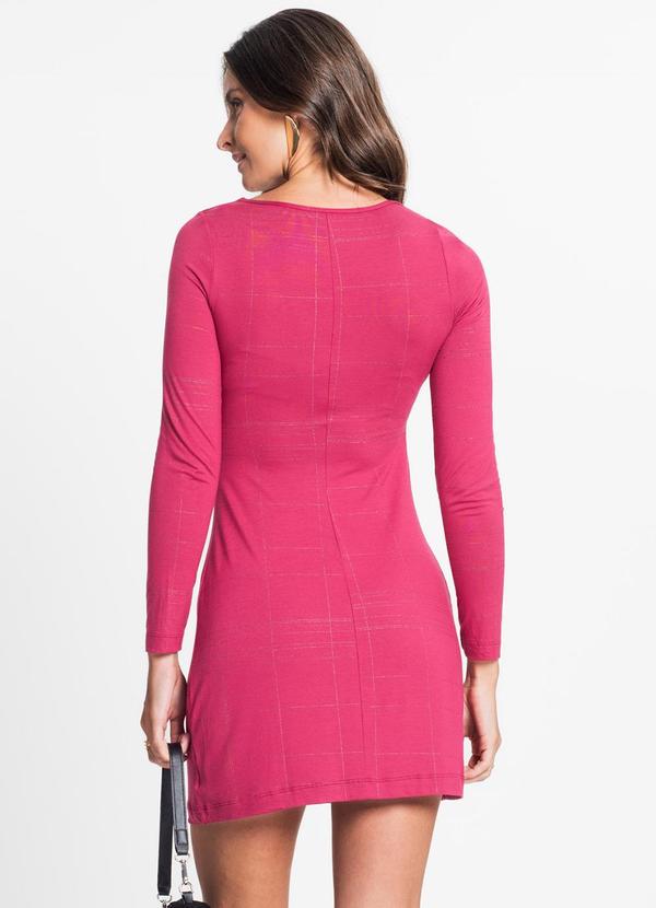 Rovitex - Vestido Feminino Manga Longa Vermelho 2