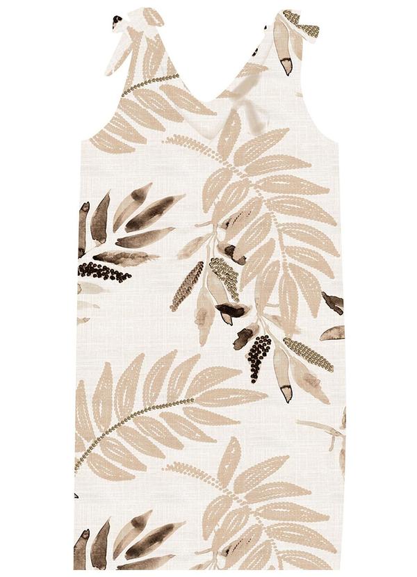 Malwee - Vestido Feminino Off White