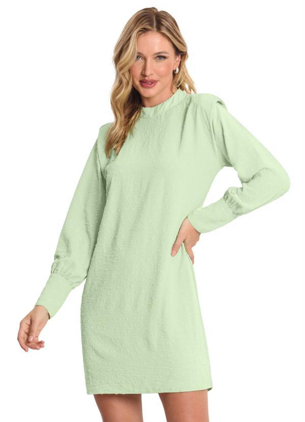 Endless - Vestido Feminino Poa Verde