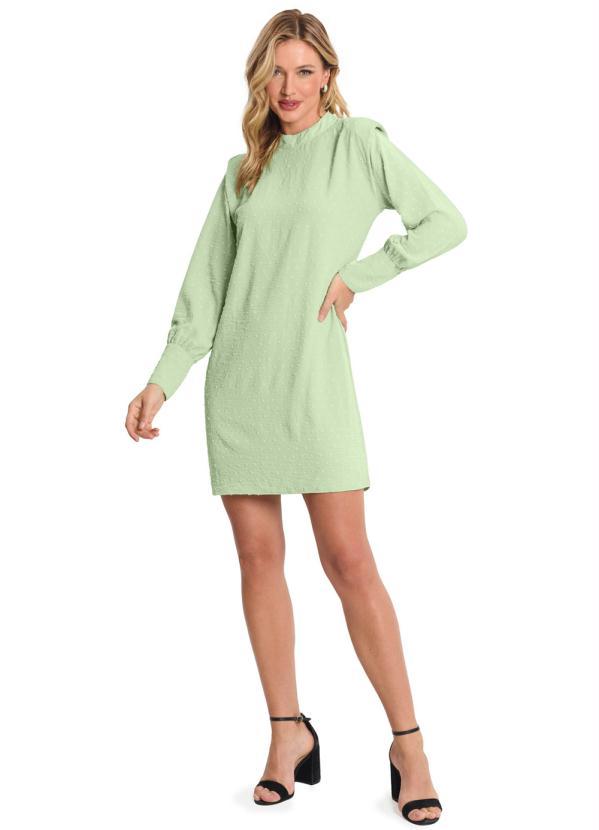 Endless - Vestido Feminino Poa Verde 3