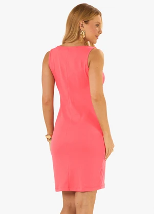 Rovitex - Vestido Feminino Ribana Curto Laranja - ROVITEX